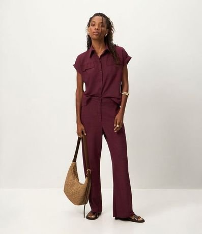 Camisa en Piquet con Solapas y Dobles en la Manga 2