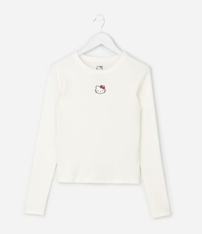 Remera Infantil Slim con Estampa de Hello Kitty – Talle 5 a 14 años