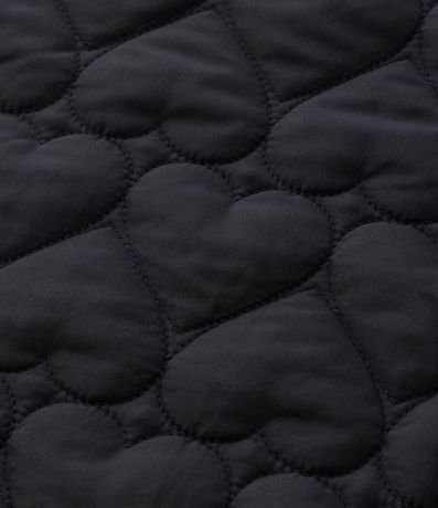 Campera Infantil Capitoneada con Textura de Corazones – Talle 5 a 14 años 4