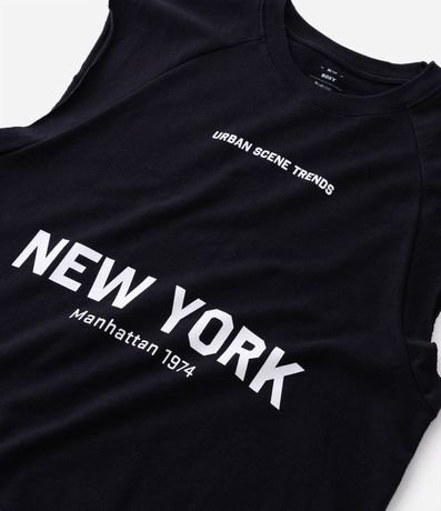 Musculosa Algodón con Lettering New York 9