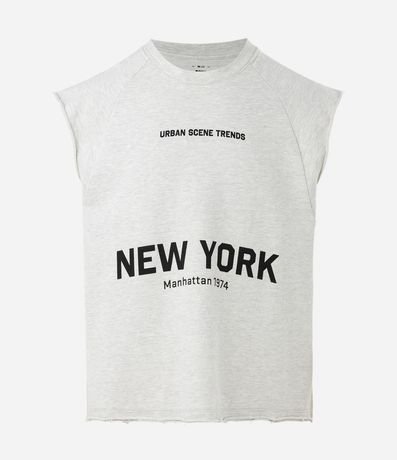 Musculosa Algodón con Lettering New York 4