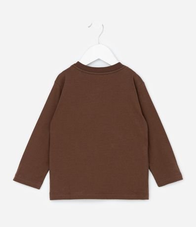Remera Infantil  Manga Larga con Estampa de Oso – Talle 1 a 6 años 2