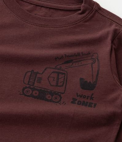 Remera Infantil Manga Larga con Estampa de Excavadera – Talle 1 a 6 años 4