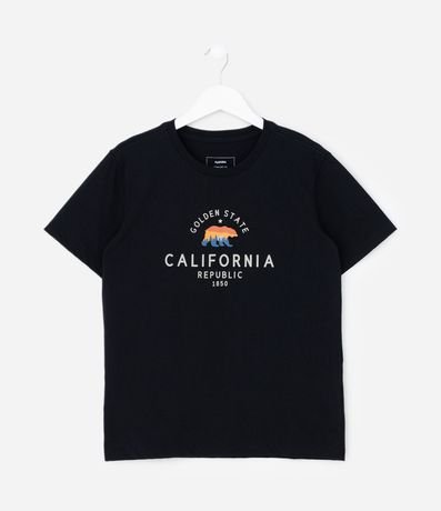 Remera Infantil con Estampado Califórnia Golden State – Talle 5 a 14 años