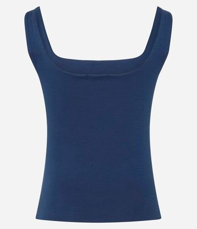 Blusa en Rib con Bretel Ancho 7
