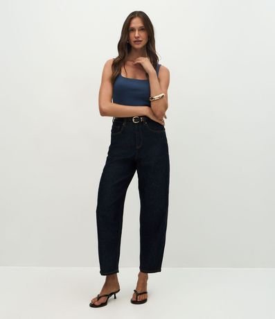 Blusa en Rib con Bretel Ancho 2