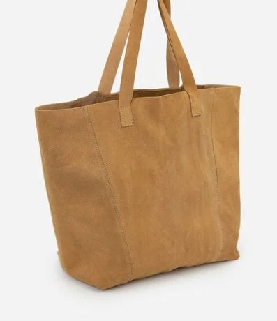 Bolsa Tote en Gamuza