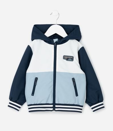 Campera College en Microfibra con Capucha - Talle 1 a 6  Anos