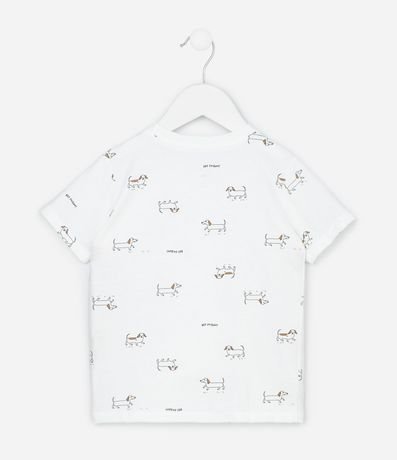 Remera Infantil con Estampado Perro Salchicha- Talle 1 a 4 años 3