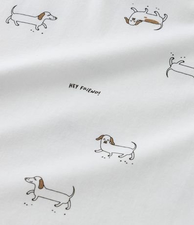 Remera Infantil con Estampado Perro Salchicha- Talle 1 a 4 años 5