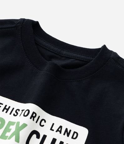 Remera Infantil con Estampado Dino T-Rex - Talle 1 a 6Anos 4