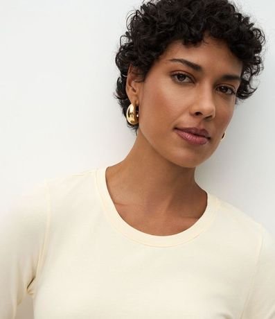 Blusa en Algodón con Cuello Redondo 3