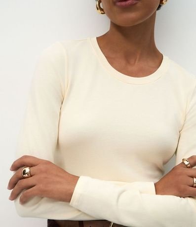 Blusa en Algodón con Cuello Redondo 4