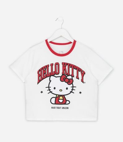Blusa Infantil con Estampado Hello Kitty - Talle 5 a 14 años
