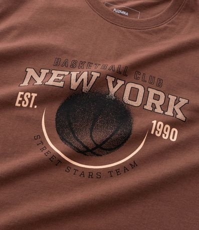Remera Infantil con Estampado Baloncesto New York – Talle 5 a 14 años 4