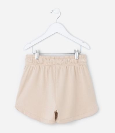 Short Infantil Runner en Algodón Sin Felpa con Lazo Tam - 5 a 14 años 3