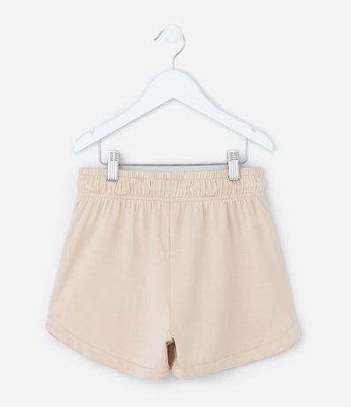 Short Infantil Runner en Algodón Sin Felpa con Lazo Tam - 5 a 14 años 4
