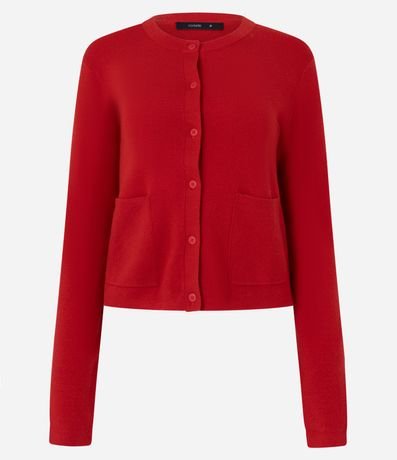 Cardigan en Punto con Bolsillos Delanteros 5