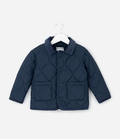 Campera Infantil Matelaseada con Cuello de terciopelo – Talles 1 a 6 años.