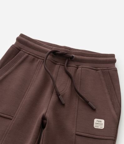Pantalón Infantil en Modal con Recortes y Bolsillos - Talle 1 a 6 años 7