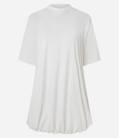 Vestido Estilo Camiseta Balonê 6