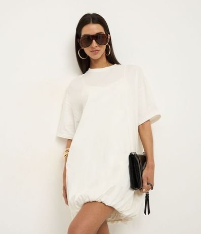 Vestido Estilo Camiseta Balonê 2