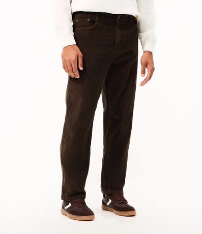 Pantalón Baggy en Terciopelo Cotelê 2