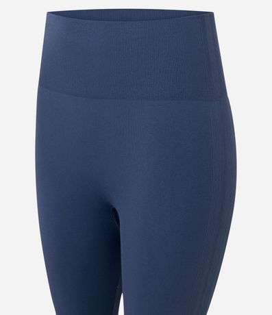 Pantalón Legging Deportiva Acanalado en Rib Seamless 2