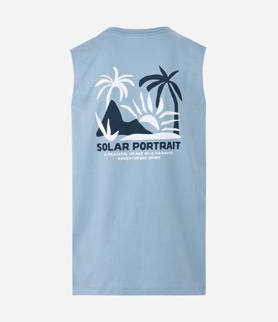 Musculosa Comfort en Algodón con Estampa de Palmera 6