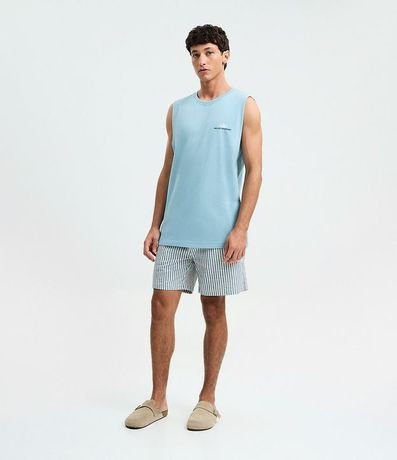 Musculosa Comfort en Algodón con Estampa de Palmera 2