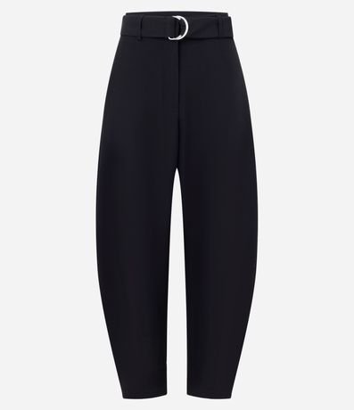 Pantalón de Sastrería Barrel con Cinturón