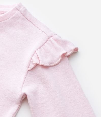 Blusa Infantil con Volado en los Hombros – Talle 1 a 5/6 años 5