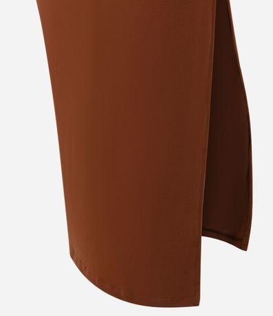 Vestido Midi con Escote Degagê en la Espalda 2