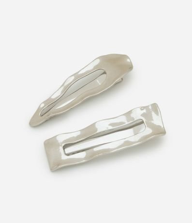 Kit 02 Pinzas para el Pelo con Formatos Orgánicos