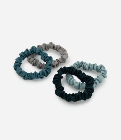 Kit 04 Elásticos para el Pelo Mini Scunchie 2