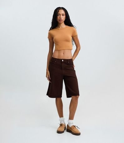 Blusa Baby Tee en Algodón con Sisa Deslocada 3