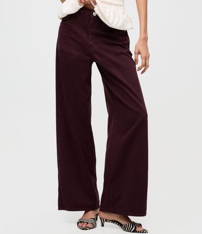Pantalón Recto Loose en Sarga con Bolsillos 2