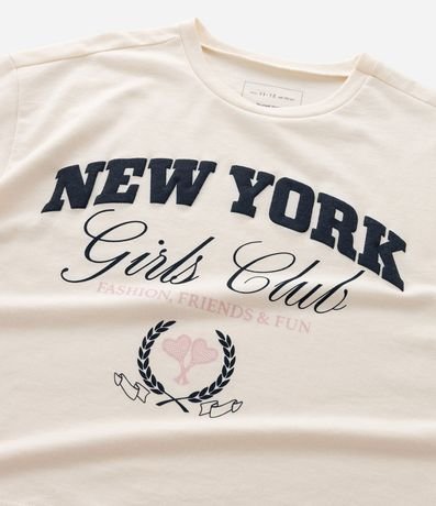 Remera Infantil en Algodón con Estampado New York – Talle 7 a 16 años 4