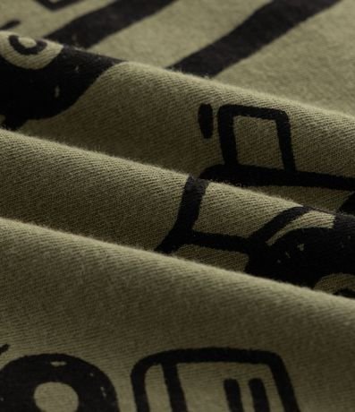 Remera Infantil con Estampado de Tractores y Máquinas – Talle 1 a 5/6 años 3