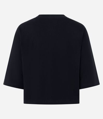 Remera Cropped en Algodón con Manga Corta 5