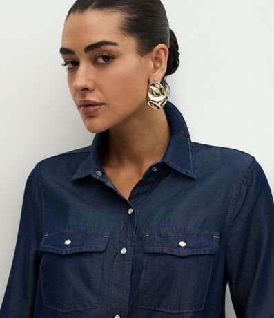 Camisa Regular Básica en Liocel 3