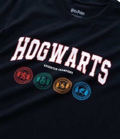 Remera Infantil Harry Potter con Estampado de Hogwarts - Talle 5 A 14 años 4