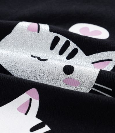 Remera Infantil en Algodón con Estampa de Gatitos – Talle 7 a 16 años 3