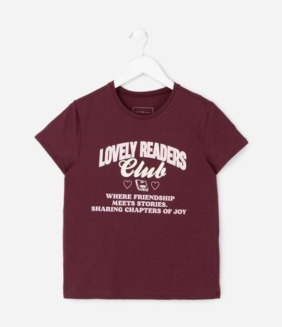 Remera Infantil con Lettering Lovely Readers Club – Talle 7 a 16 años 2