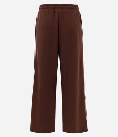 Pantalón de Algodón con Rayas Laterales Contrastantes 6