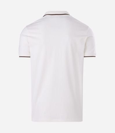 Camisa Polo Manga Corta con Detalle Contrastante 5