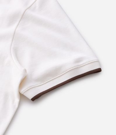Camisa Polo Manga Corta con Detalle Contrastante 7