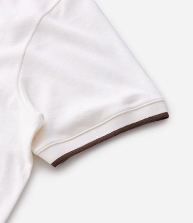 Camisa Polo Manga Corta con Detalle Contrastante 7