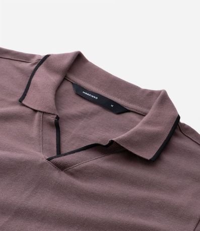 Camisa Polo Manga Corta con Detalle Contrastante 8