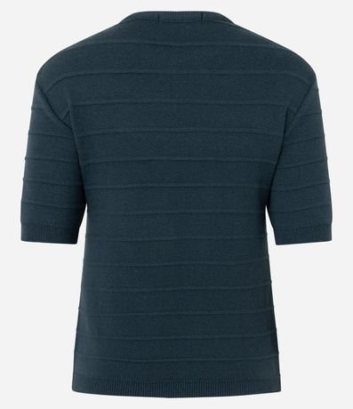 Blusa en Punto con Lineas Texturizadas 7